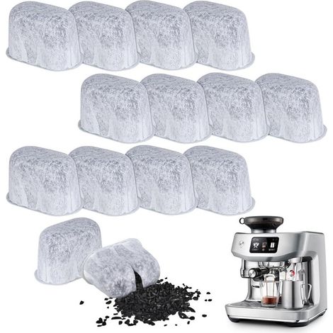 Lot de 12 filtres à eau pour accessoires Ninja Luxe Cafe - Inserts filtrants à eau pour accessoires Ninja Luxe Café - Filtre à charbon pour machines à expresso et machines à café (1/5)
