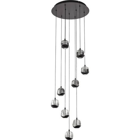 Pendelleuchte "Hayley" aus Glas für Wohnzimmer & Esszimmer von Lucande