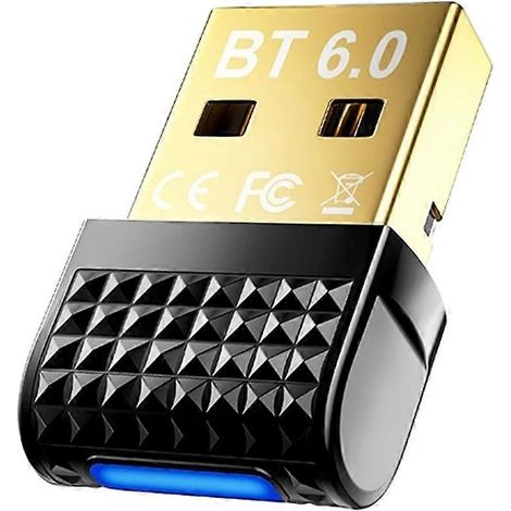Adaptateur USB Bluetooth 6.0 avec émetteur-récepteur compatible BLE+EDR pour clavier, souris, casque et haut-parleur Bluetooth. (1/5)