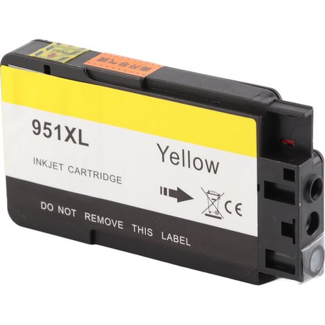 Cartouche d'encre jaune pour imprimante HP 951XL 8610 8600 251dw 276 8620 (fournitures d'encre pour bureau et école) (1/5)
