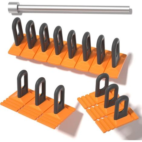 Kit de reparación de abolladuras de alta resistencia sin pintar, que incluye herramienta para eliminar abolladuras, asa de elevación y almohadilla adhesiva. (1/4)