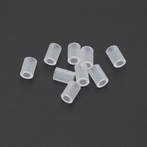 Lot de 100 protections transparentes en silicone RC120 pour cadre de vélo de route/VTT, avec gaine pour câbles. (1/5)