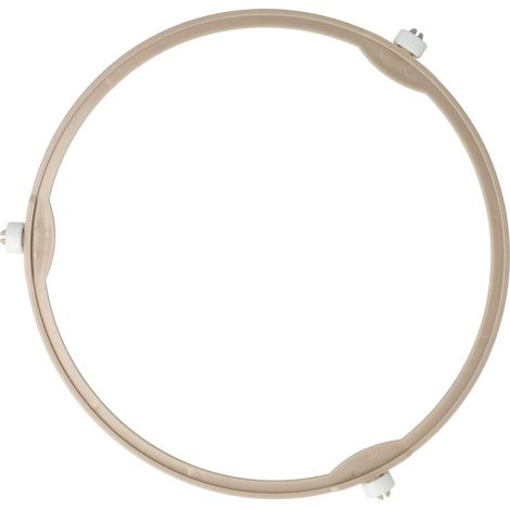 vhbw Anillo giratorio, anillo de accionamiento 18,5 cm universal para microondas compatible con Bosch y muchas otras marcas blanco