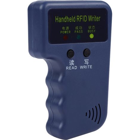 Duplicateur/graveur portable pour cartes d'identification RFID 125 kHz avec 5 étiquettes (1/5)