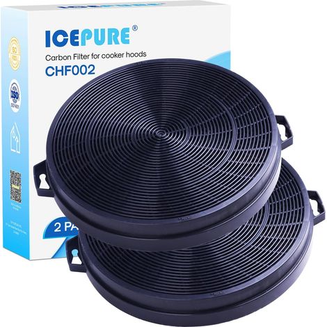 Filtre à Charbon Actif Compatible Avec hotte AK01, Hotte, Extracteur de cuisine, 210mm 2 pièces (1/5)