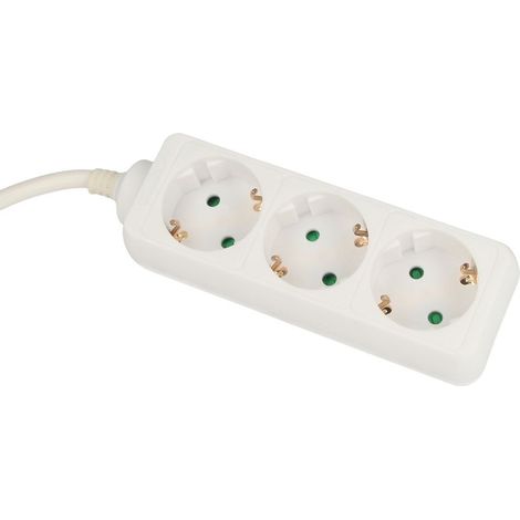 Kopp 128613003 Multipresa 3 scomparti Bianco artico Schuko 1 pz.