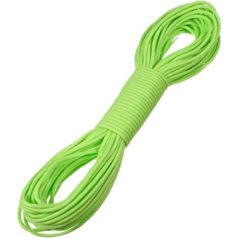 Corde paracorde en nylon 550 durable à 7 brins, de 30 mètres, avec une résistance la traction 250 (1/2)