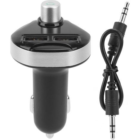 Kit Bluetooth Voiture Mains Libres X13 Transmetteur FM MP3 Chargeur Double Port USB Sans Fil (1/5)