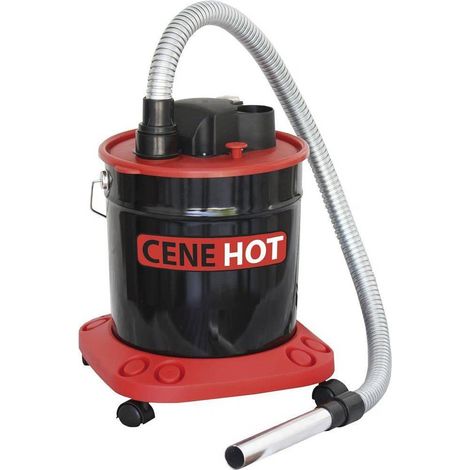 Aspirateur à Cendres Chaudes 18L - 950W - avec Roues - Nettoyage Efficace et Pratique - D-Work (1/2)