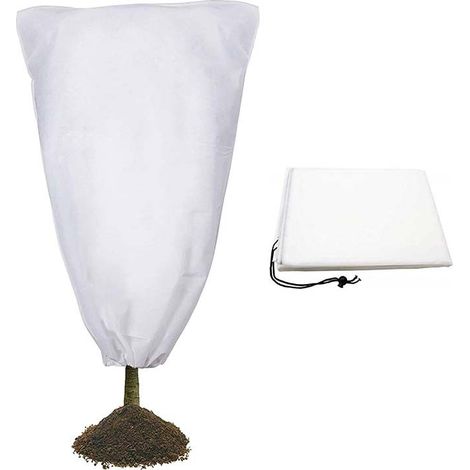 Lot de 2 Housses de Protection Anti-Gelées pour Tous Types d'Arbres, Plantes et Arbustes. 2,5 Mètre de Diamètre sur 3.6 Mètre de Hauteur. Tissu Doux et Résistant (1/5)