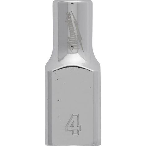 Milwaukee 4932479992 Bussola corta, attacco da 1/4", dimensione 4 mm (1/2)