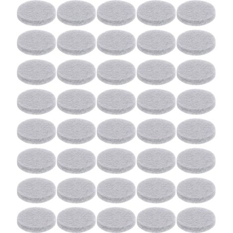 Lot de 100 patins ronds antidérapants en feutre, adhésifs, pratiques (1/5)