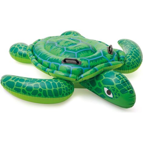 Colchón hinchable infantil de tortuga para nadar INTEX 57524