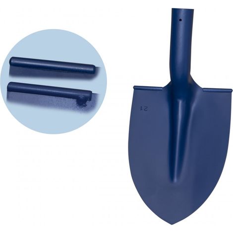 Pala da terra con bordi tondi saldati senza manico - 21 cm OUTILS PERRIN