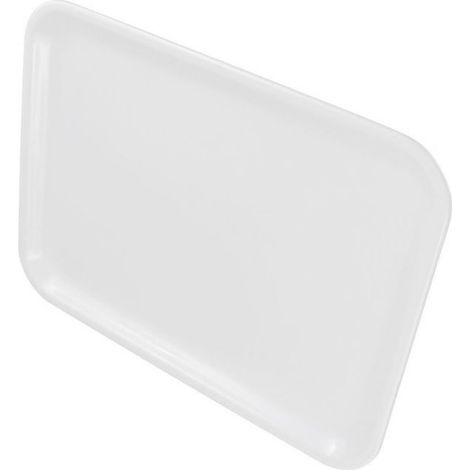 Plateau De Service - Plastique - Rectangulaire 26,5 x 20 x 1,4 cm - Blanc - 1 Pièce (1/3)