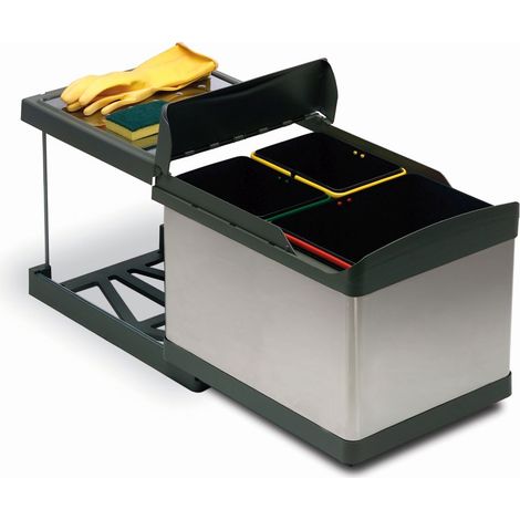 Linea 504 450mm Abfallsortierer 1x16l+2x7,5l SANS MARQUE