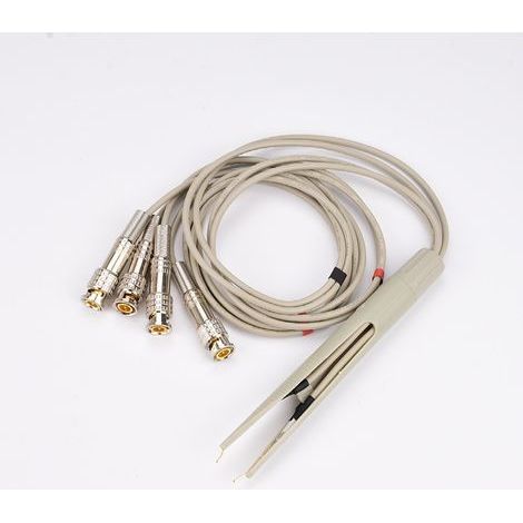 Pince de test SMD pour pince Kelvin avec 4 c��bles de test BNC pour multim��tre LCR