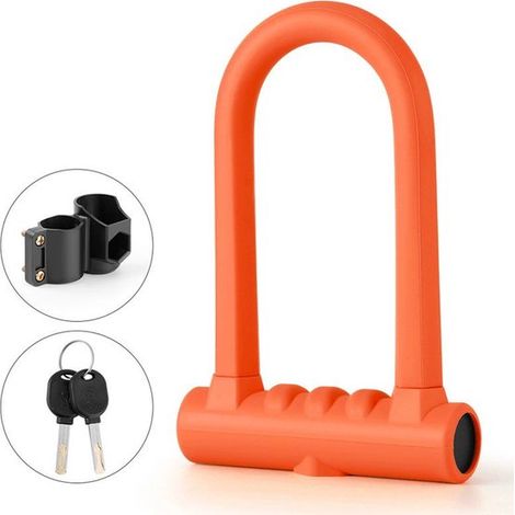 Sistema antirrobo para bicicletas y patinetes eléctricos，cable de 12 mm de diámetro y 105 cm de longitud. Apto para bicicletas (1/5)