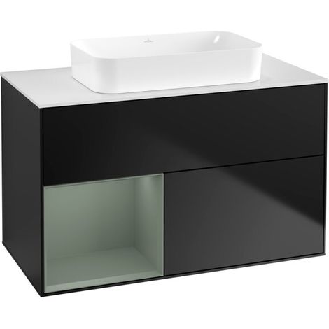 Villeroy & Boch F651GMPD Meuble sous-lavabo Finion F65 (1/2)