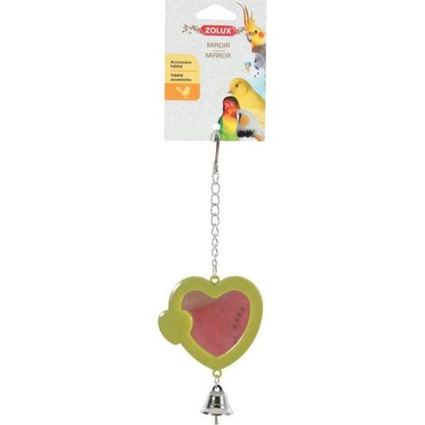 Gioco specchio a cuore in plastica