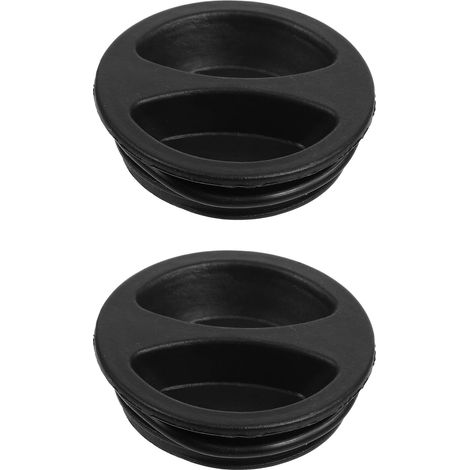 Lot de 2 housses de base de parasol pour ombre, bouchons de bouteille d'eau, bouchons de parapluie, bouchons d'étanchéité en plastique, support de parapluie, tube de support de parasol de (1/5)