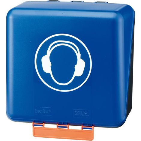GEBRA Aufb.Box SECU Midi Standa rd, für Gehörschutz, blau (1/2)