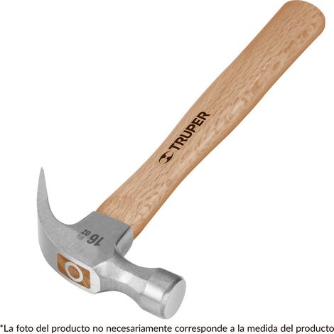 Martillo pulido de uña curva - 560 g