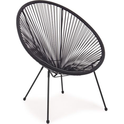 Poltrona Bizzotto Parker nero (1/10)