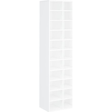Maison Exclusive - Scarpiera Bianca 54x34x183 cm in Legno Multistrato