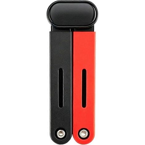 Antivol pliable pour vélo, cadenas à chaîne de sécurité avec câble de 120 cm de longueur, pour VTT et vélo de route, portable. (1/5)