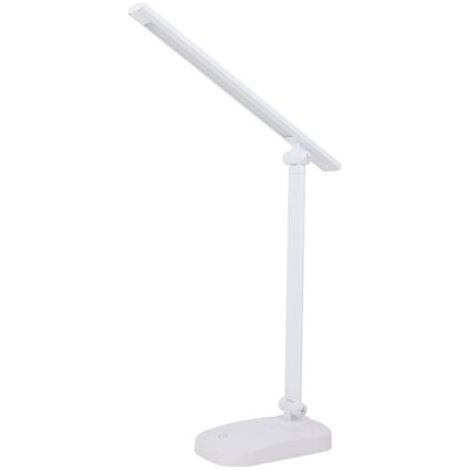 Lampe de table LED, protection des yeux, veilleuse à changement de couleur, pliable, 3 lumières colorées, rechargeable par USB, pour table, établi, table de couture