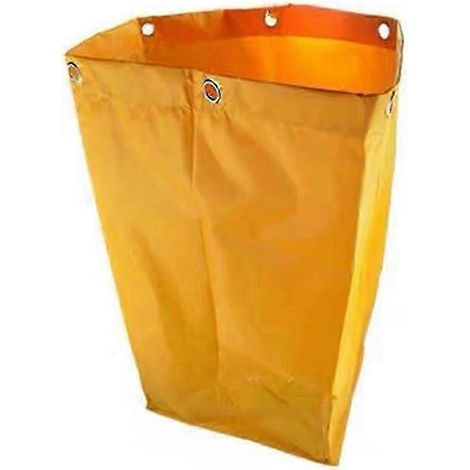Sac de rechange épais pour chariot de nettoyage, collecteur de déchets pour blanchisserie et service d'entretien ménager d'hôtel (jaune) (1/5)