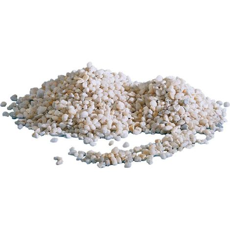 20 Kg weißen Naturkies Noa Premium Qualität 2-5 mm Bodengrund Aquarium Kies