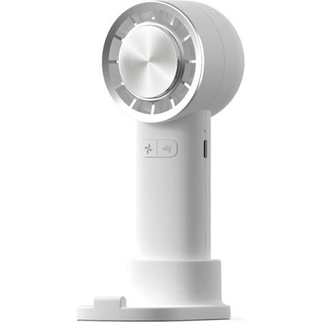 Ventilateur portable électrique à compresse froide, rechargeable par USB, avec 3 vitesses de ventilation réglables et support pour téléphone, idéal pour la maison, le bureau et les voyages. (1/5)