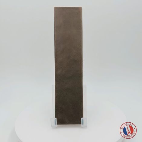 Aelle - carrelage sol / mur effet zellige bejmat marron 6x24,6 cm mate ARGILE CACAO - Vendu par boîte de 0.50 m² (1/3)