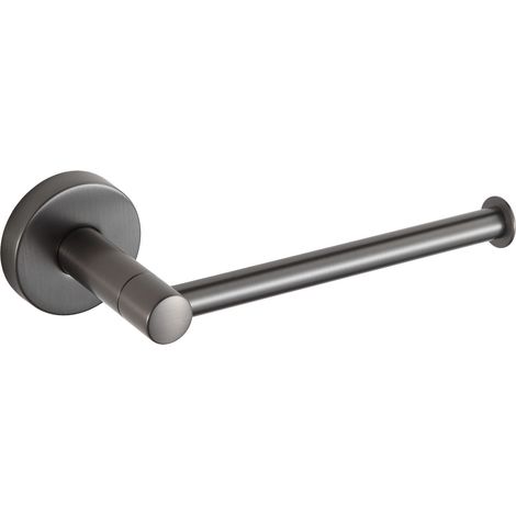 Mexen Remo portarotolo per carta igienica, grigio canna di fucile spazzolato - 70507330-66 (1/2)