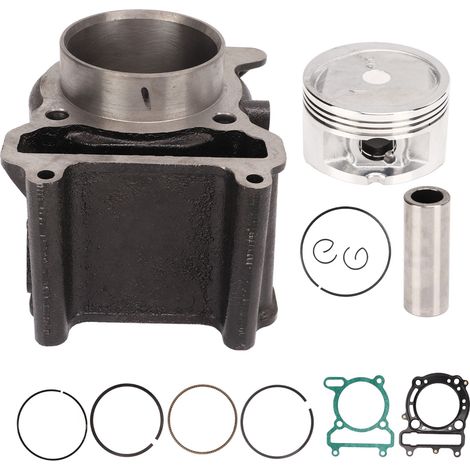 Jeu de joints de Clip de goupille de Piston de cylindre de 69mm, bonne Dissipation thermique en alliage d'aluminium pour Scooter 250cc (1/5)