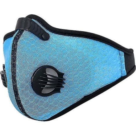 Cykelmask Antibacterial Damm Ridmask Sports Activated Carbon Mask 1st bla 1pcs bleu (1/5)