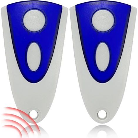 2er-Pack Garagentor-Fernbedienungen (2 Fernbedienungen) Kompatibel mit Novoferm Novotron 502 MAX43-2 Novotron 512 MIX43-2 433,92 MHz (1/4)