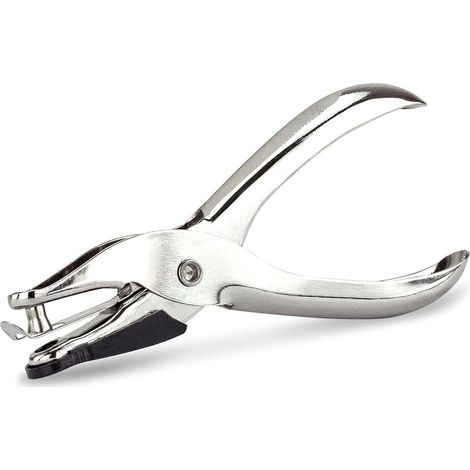PF25A001 Einzellochstanze Modell 25, Kapazität 10 Blatt, Silber (1/4)