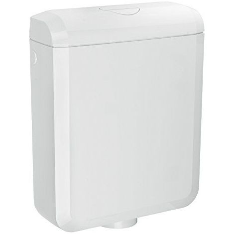 Cornat SPK1400 Reservoir de Chasse Leda New, Blanc, Technique de Deux volumes, Multicolore