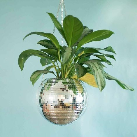 Boule Disco Pot De Fleur Vases Suspendus Pots De Fleurs Décor À La Maison Vases 15cm (1/5)