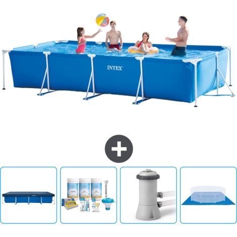 Rechteckiger Frame Pool - 450x220x84 cm - 5-teilig SCB1