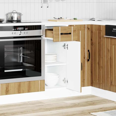 Maison Exclusive - Base da Cucina Lucca Rovere Artigianale in Legno Multistrato