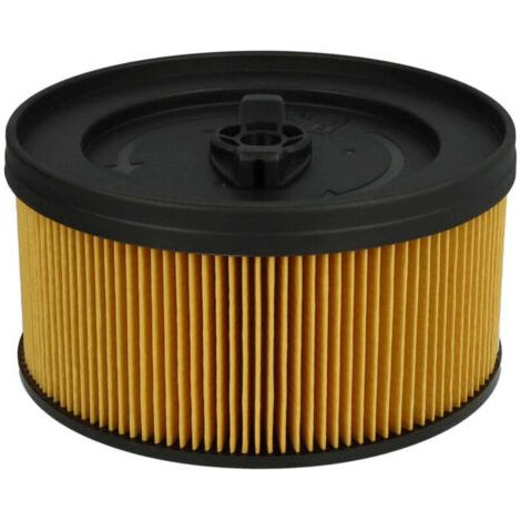 1x filtre plissé compatible avec Kärcher WD 5.300, WD 5, WD 5.200M, WD 4.500 aspirateur - noir / jaune (1/4)