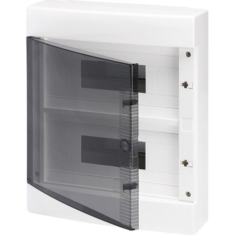 Armario superficie puerta transparente libre de halógenos de Gewiss  24 (1/4)