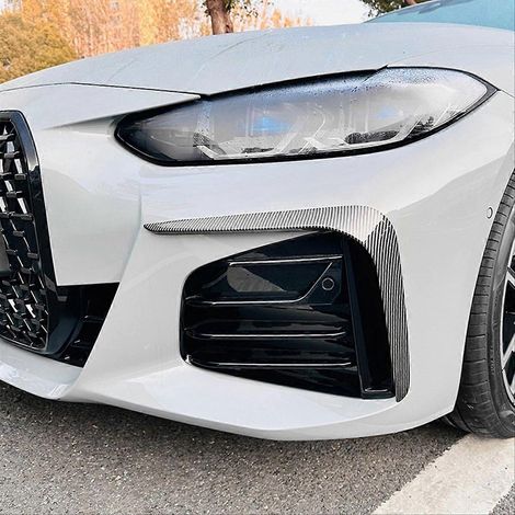 Spoiler divisor de parachoques delantero para BMW Serie 4 G26 de fibra de carbono (1/5)