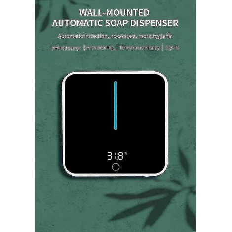 Automatischer Seifenspender, Wandseifenspender für Bad und Küche, 400 ml Wandseifenspender, nur Schaumseifenspender (1/4)