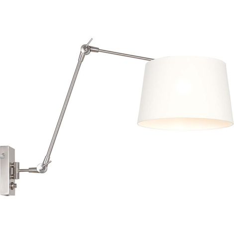 Steinhauer - applique murale - Prestige Chic - acier - lin métal (1/5)