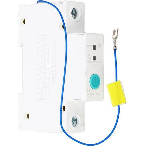 Disjoncteur WIFI 1P 230V, commutateur intelligent sur Rail DIN pour applications Ewelink, centres commerciaux à domicile (1/5)